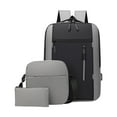 thumbnail image 1 of COFEST Storage Trunks & Bag,3Pcs/Set Usb Charging Port Camping Travel Backpack Business Daypack Gray, 1 of 6