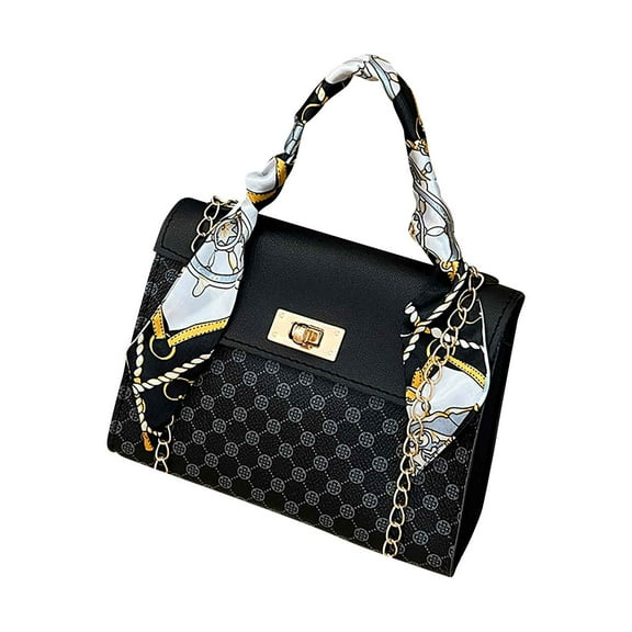 COFEST Storage Trunks & Bag,Women Handbags Fashion Satchel Purses Top Handle Tote Work Bags Shoulder Bags With Matching Clutch Black