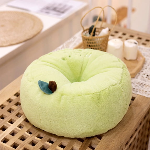 COFEST Super Soft Plush Chair Cushion, Multi-Purpose Floor Seating Pillow, Memory Foam Supportive Seat Cushion, Comfortable And Breathable Chair Pad Green