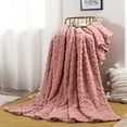 thumbnail image 1 of COFEST Super Soft Warm Solid Blanket,Luxurious Comfy & Skin-Friendly Warm Micro Plush Fleece Blanket,Micro Luxury Plush Fleece Blanket Throw Rug for Bedding Sofa Office Pink, 1 of 8