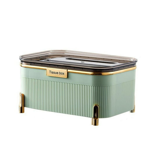 COFEST Tissue Box Cover,Rectangular Tissue Box Cover-Multifunctional Tissue Box Holder For Home/Office/tea Table/restaurant/Car Decoration Light Green