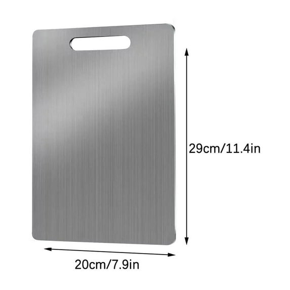 COFEST Titanium Cutting Board for Kitchen, Stainless Steel Chopping Board, Dishwasher Safe Cutting Board, Kitchen Cutting Board with Hanging Feature A