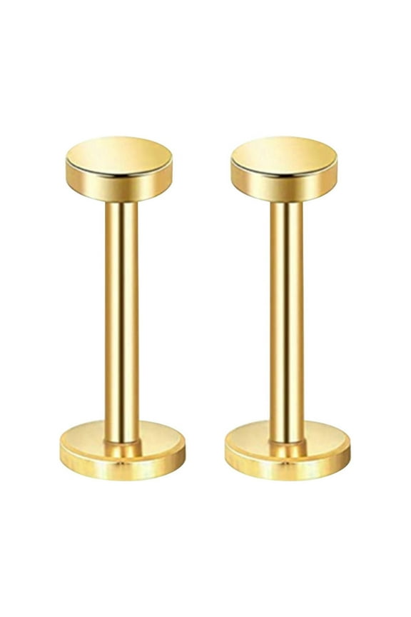 Titanium Opal Earrings for Sensitive Skin, 20G Cartilage Piercing Opal Studs, Gold 3mm Opal Flower Earrings, Lightweight Titanium Sleep Earrings Yellow