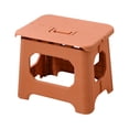 thumbnail image 1 of COFEST Tools&Home Improvement,Folding Stool Outdoor Portable Heavy Duty Plastic Non-Slip Chair For Camping Hiking Fishing BBQ Foldable Step Stool Collapsible Stool Orange, 1 of 5
