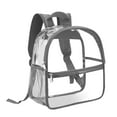 thumbnail image 1 of COFEST Transparent Backpack Clear Backpack With Visible Student Backpack Function,Outdoor Backpack,Multi PVC Storage Bag Gray, 1 of 5