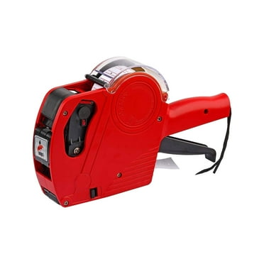 COFEST Upgraded Version Of The Pricing Machine,Single Rows 8-Digit Price Tag Machine,Encoding Machine,Supermarket Pricing Machine Red