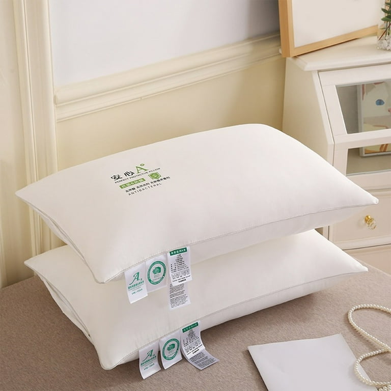 COFEST White Down Alternative Hotel Pillow Core Adjustable Polyester Gel Fiber Pillow Sleep Right Detachable Memory Foam Pillow Supportive Back and