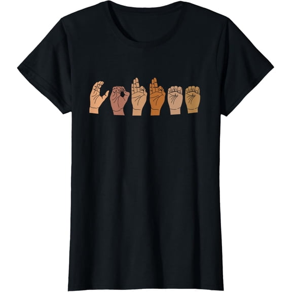 COFFEE ASL T-Shirt American Sign Language ASL Gifts & Apparel
