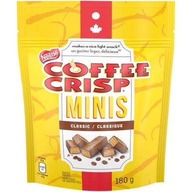 COFFEE CRISP NESTLE Minis, 180g/6.3 oz