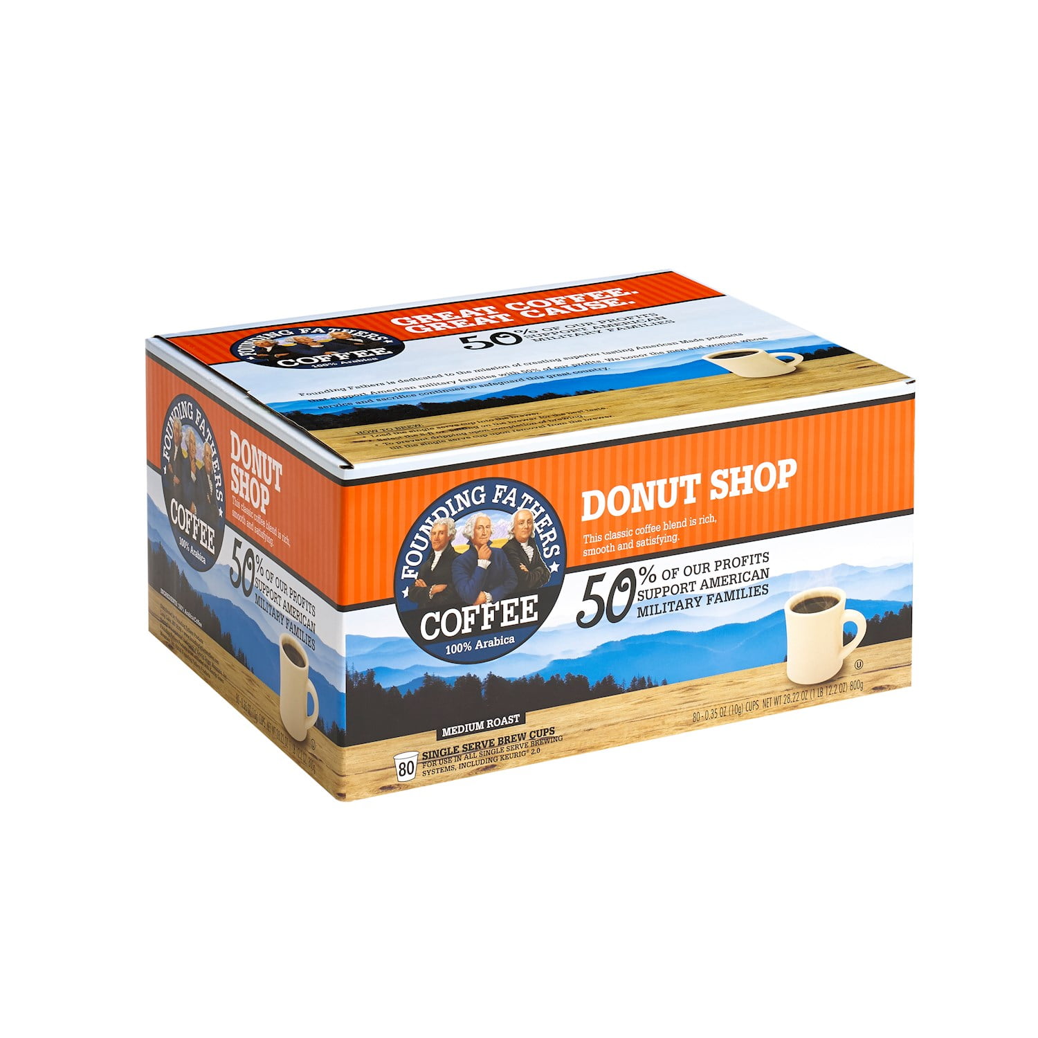 COFFEE KCUP DONUT SHOP 80CT