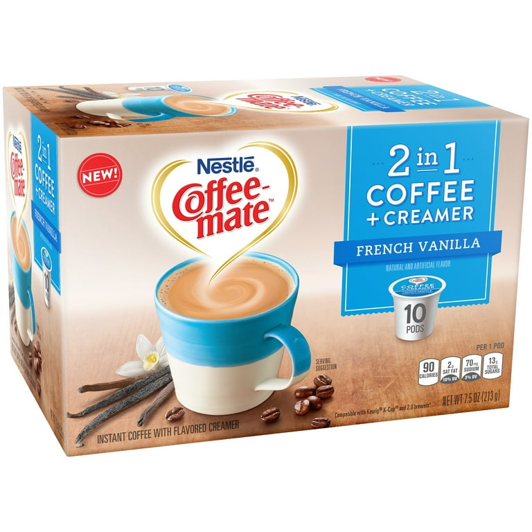 COFFEE-MATE in COFFEE CREAMER French Vanilla Single Serve 10