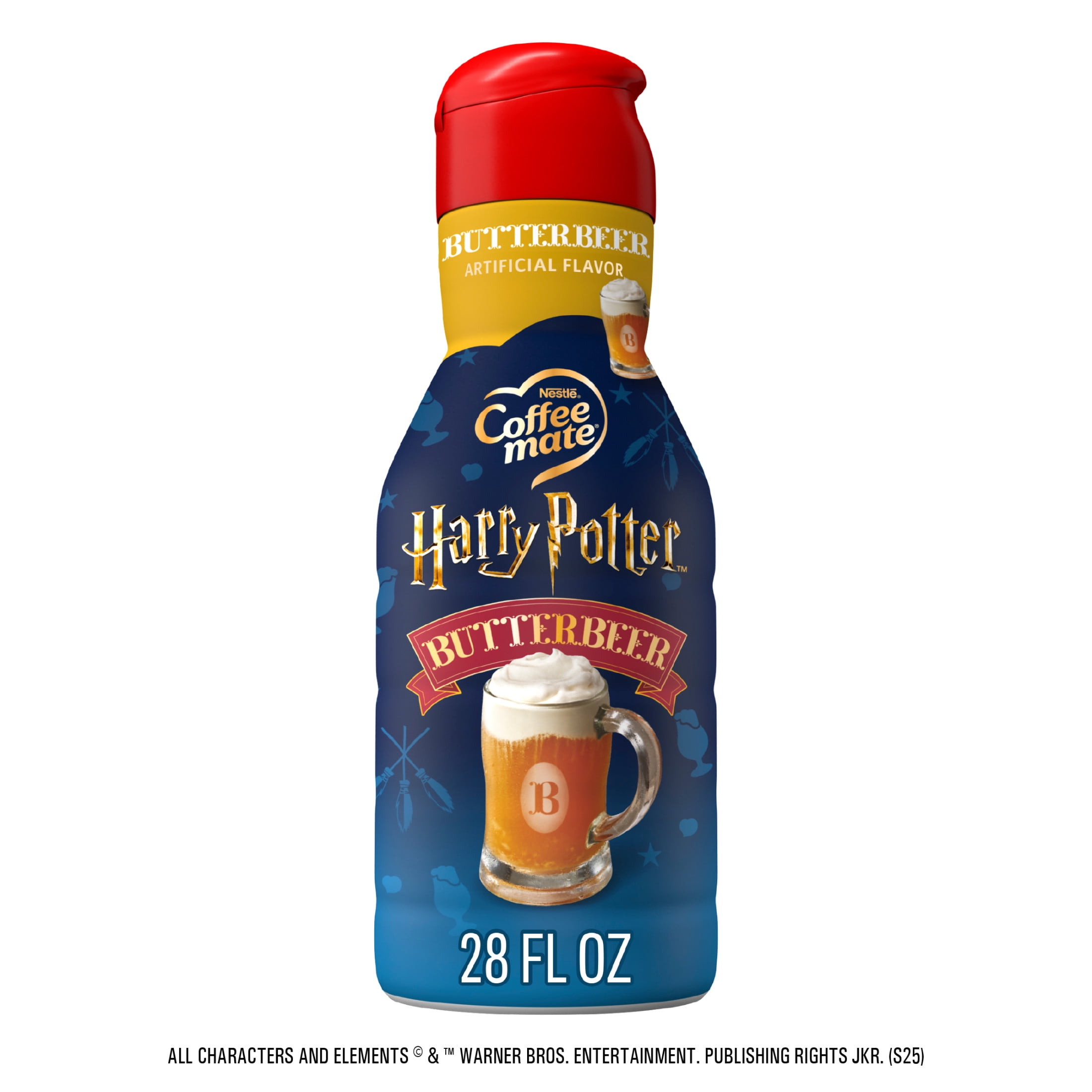 Coffee mate Harry Potter Butterbeer Flavored Liquid Creamer, Non Dairy,  Gluten Free 28 fl oz - Walmart.com