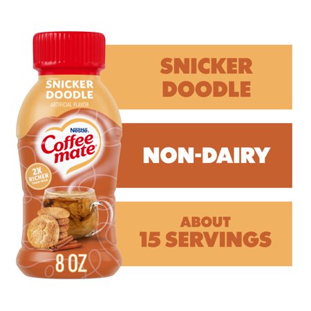 Coffee mate Snickerdoodle Flavored Coffee Creamer, Non Dairy Coffee Creamer 8 fl oz