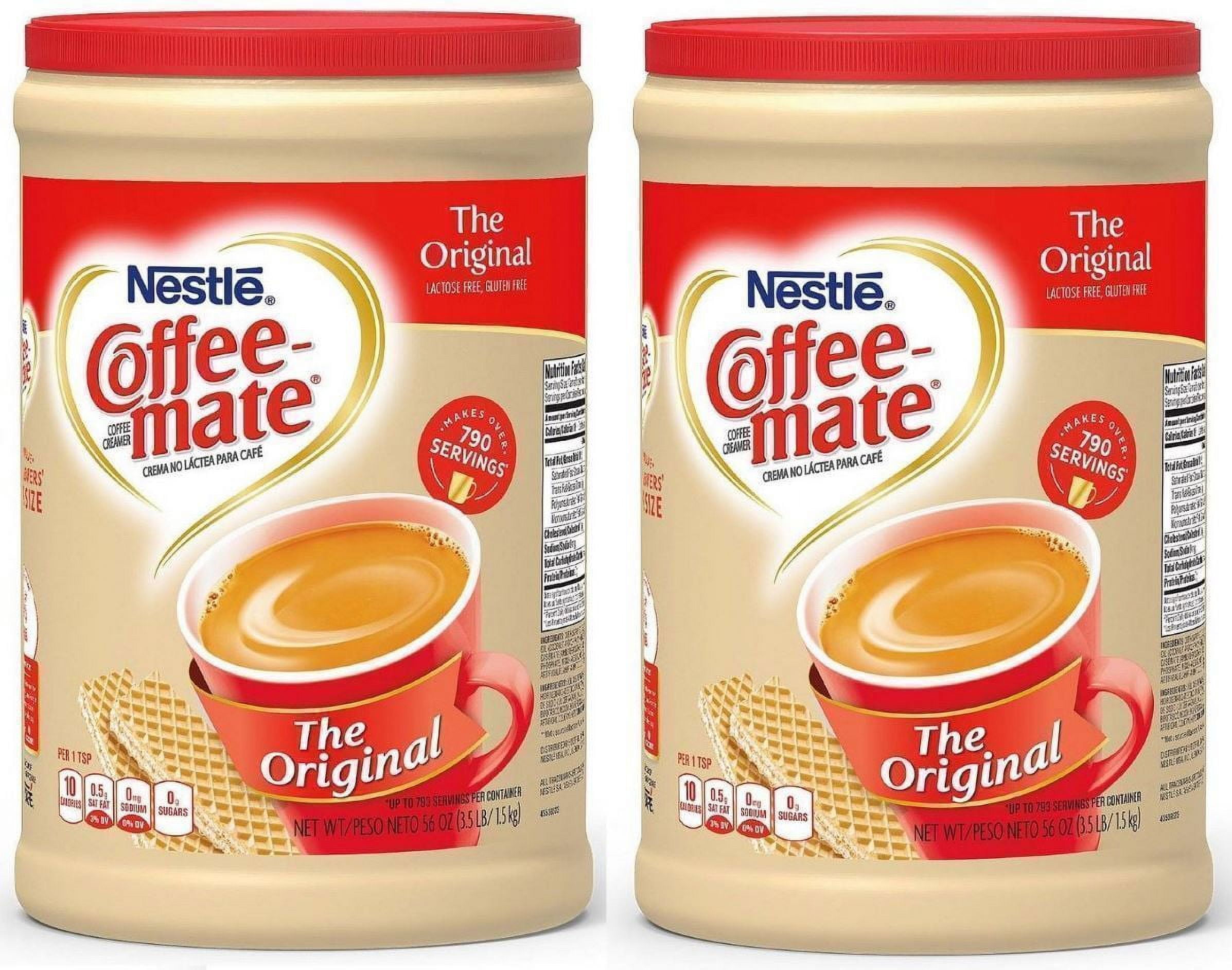 COFFEEMATE Original Powder Coffee Creamer, By NESTLE (56 oz, Pack of 2