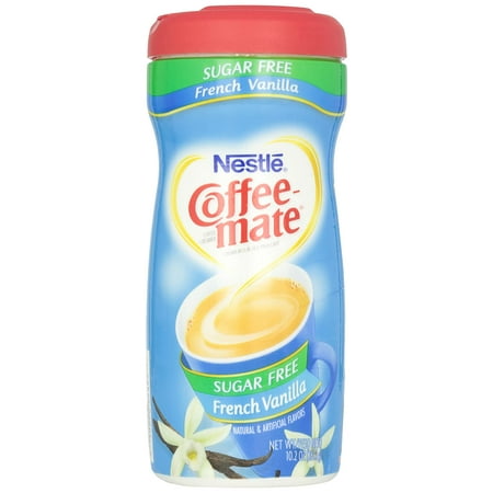 COFFEE MATE Sugar Free French Vanilla Powder Coffee Creamer 10.2 oz. Canister