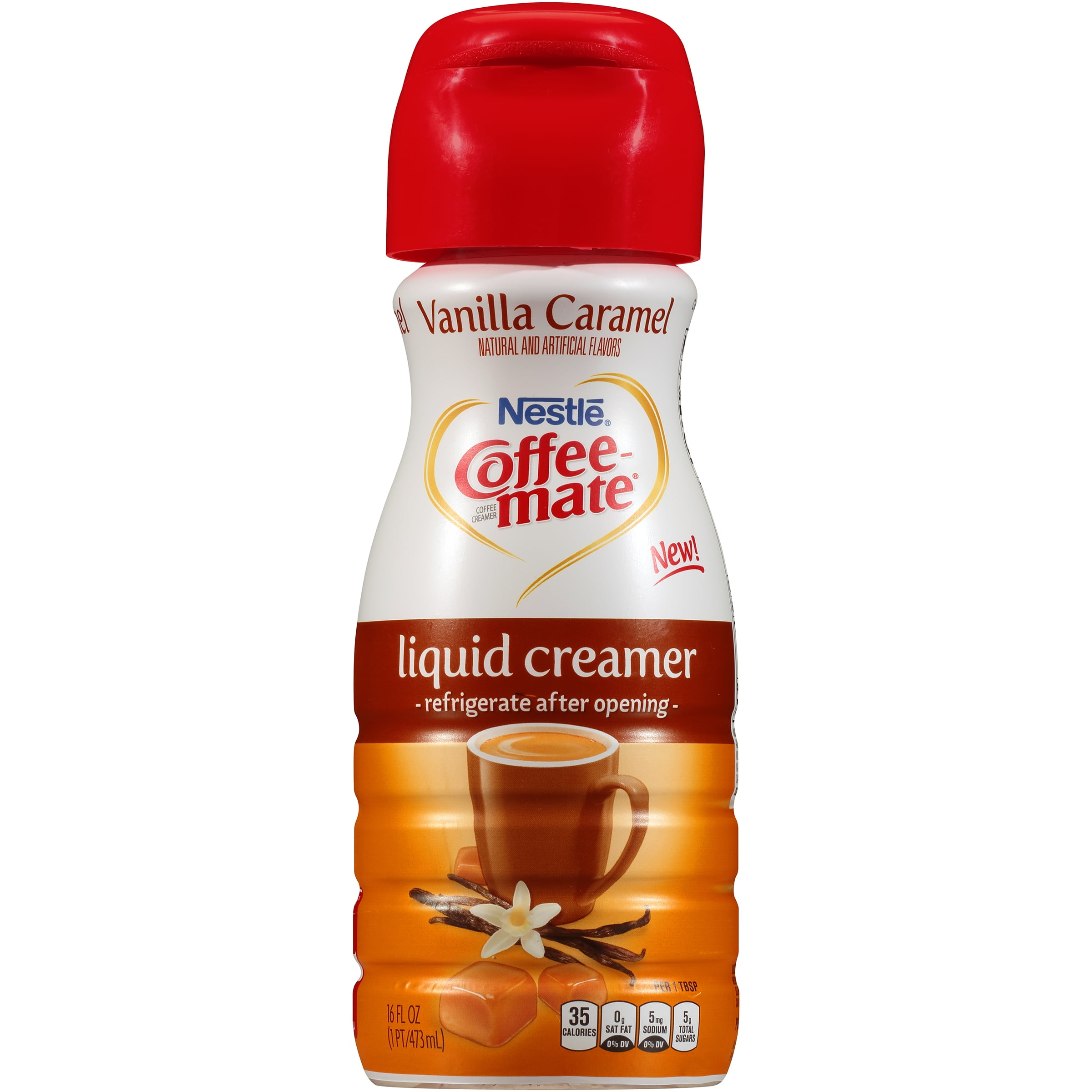 COFFEE MATE Vanilla Caramel Liquid Coffee Creamer 16 fl. oz. Bottle