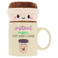 thumbnail image 1 of Coffee Cup Plush in Instant Mom Mug, Brown, Mother's Day by Way To Celebrate, 1 of 4