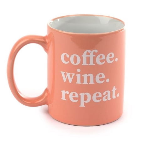 COFFEE REPEAT STATEMENT CERAMIC MUGS