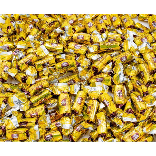 COFFEE RIO Original Roast Candy 1 lb Coffee Caramels Bulk Bag, Real