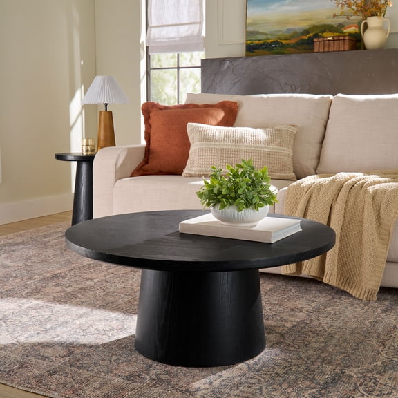 Better Homes & Gardens Ashby Coffee Table, Rich Black Finish