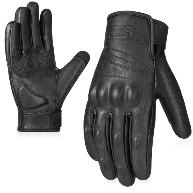 COFIT Microfiber Leather Motorcycle Gloves, Touchscreen Windproof