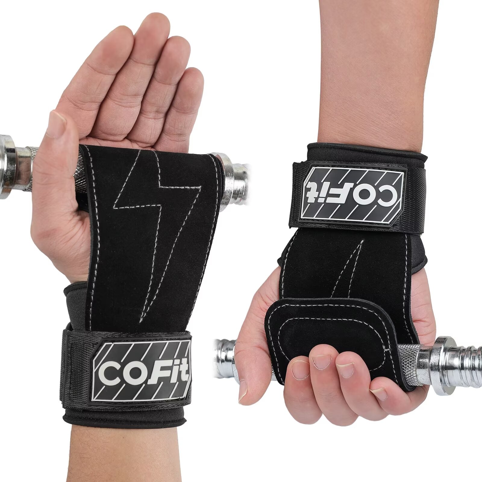 Wrist Straps for Weightlifting Workout Wrist Wraps With Double Leather