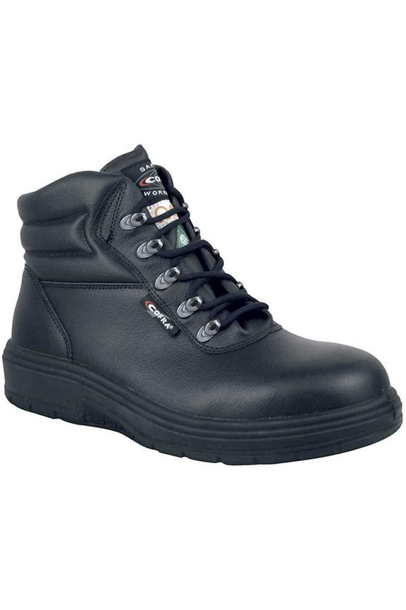 Leather Work Boots - NEW ASPHALT Treadless Footwear- Size 10,Black
