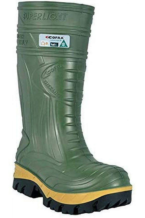Waterproof Work Boots - THERMIC Cold Weather Rain Boot- Size 13,Dark Green
