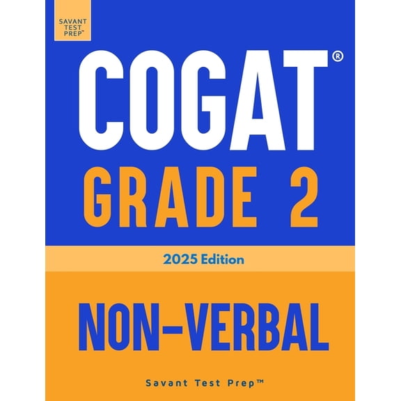 COGAT Grade 2 Non-Verbal: Three Practice Tests - Level 8, (Paperback)