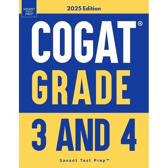 COGAT Grade 3 and 4: Two Practice Tests - Level 9 and 10, (Paperback)