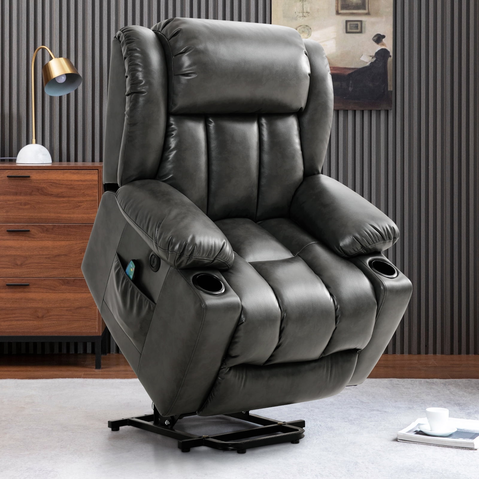 COHOME Large Power Lift Recliner Chair Recliners for Elderly, Infinite