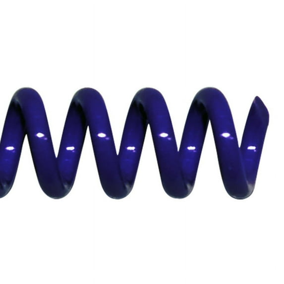 COIL09-BL - TruBind Binding Spines - Plastic Spiral Coils - 9mm (11/32 inch) x 12in - 4 to 1 Pitch - Blue - 100/Bx