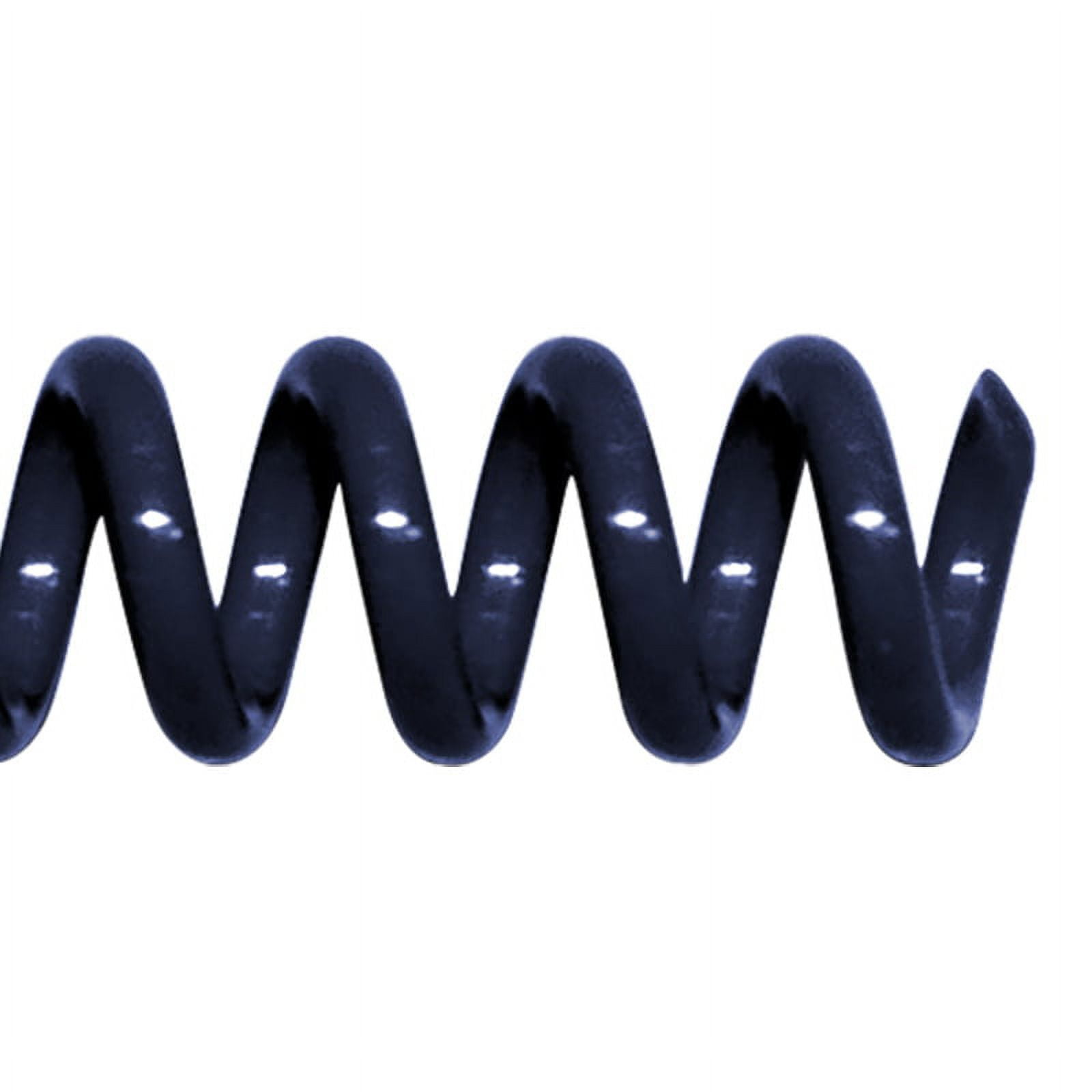 COIL13-NV - TruBind Binding Spines - Plastic Spiral Coils - 13mm (1/2 inch) x 12in - 4 to 1 Pitch - Navy - 100/Bx