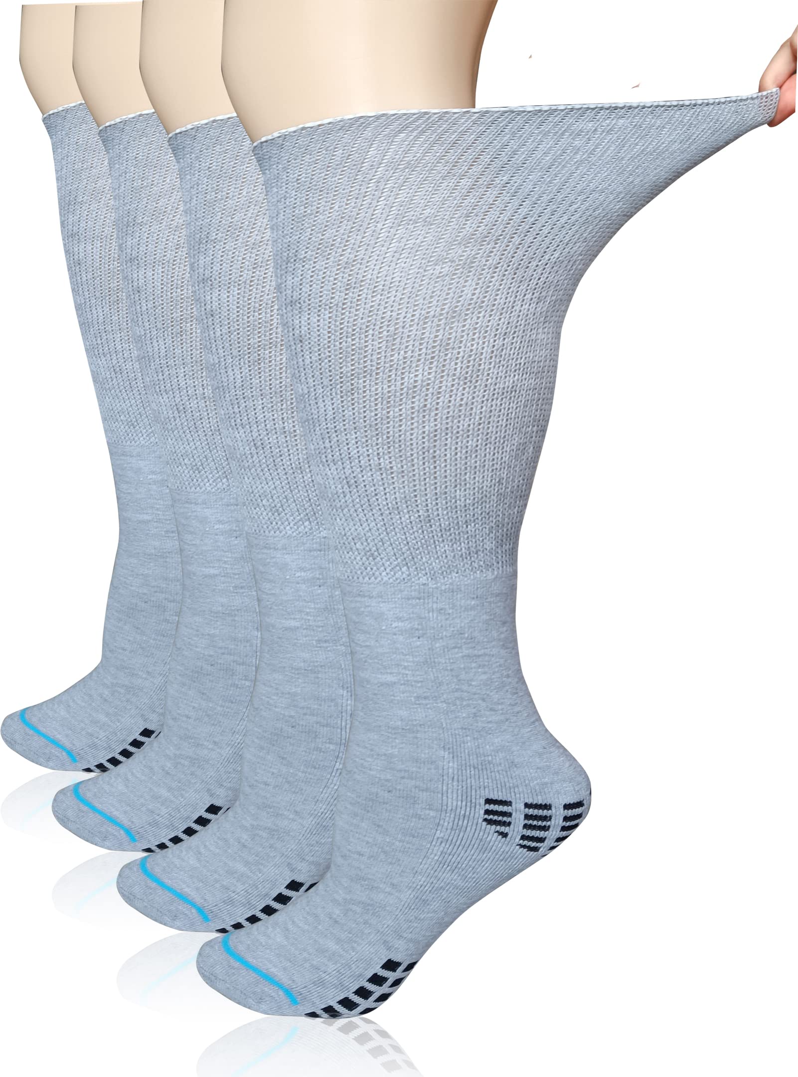 COIYUFUX Extra Wide Socks For Bariatric Swollen Feet, Diabetic Socks