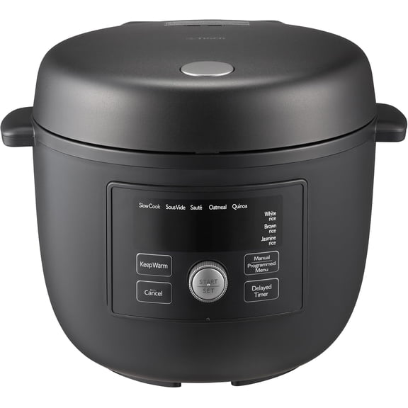 COL-A40U 2.6-Quart Compact 8-in-1 Electric Multi-Cooker with 21 Programmed Menus (Black)