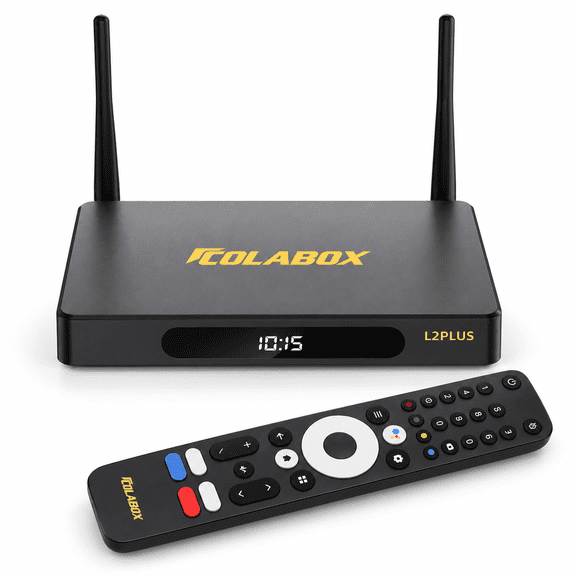 COLA Box L2 Plus 2026, Android 14, 4GB RAM 64GB Storage, 4K UHD, Dual Band WiFi, Bluetooth 5.0, Ethernet, Remote Control