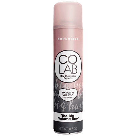 COLAB Dry Shampoo Extreme Volume Supersize - Bergamot and Rose Scented - 8.3oz