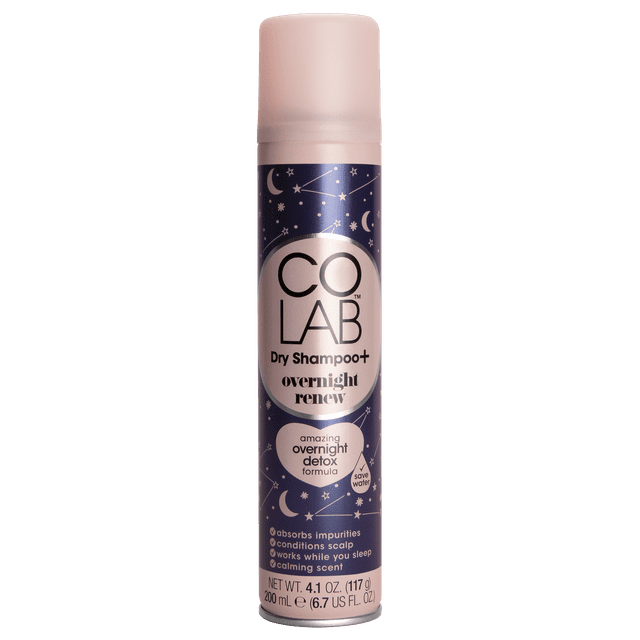 COLAB Dry + Shampoo Overnight Renew Oil Control with Lavender, 6.7 fl oz