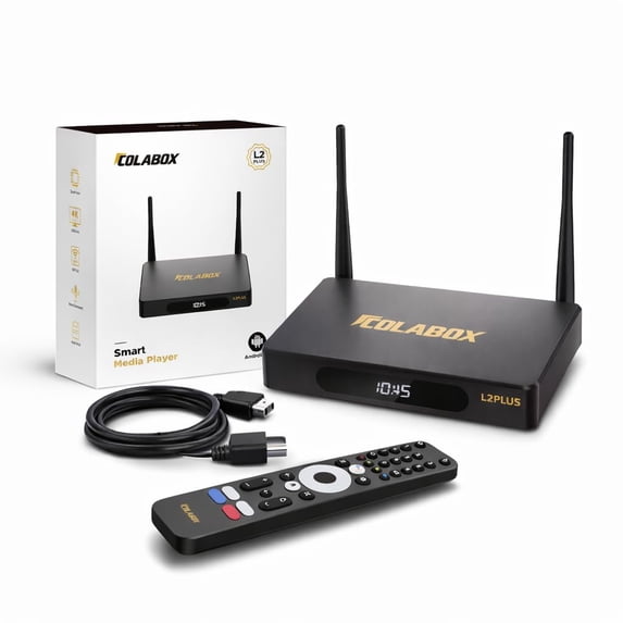 COLABOX L2 Plus, with Voice Remote, HDMI, Power Cord, and User Manual, 2026 Version Streaming Player