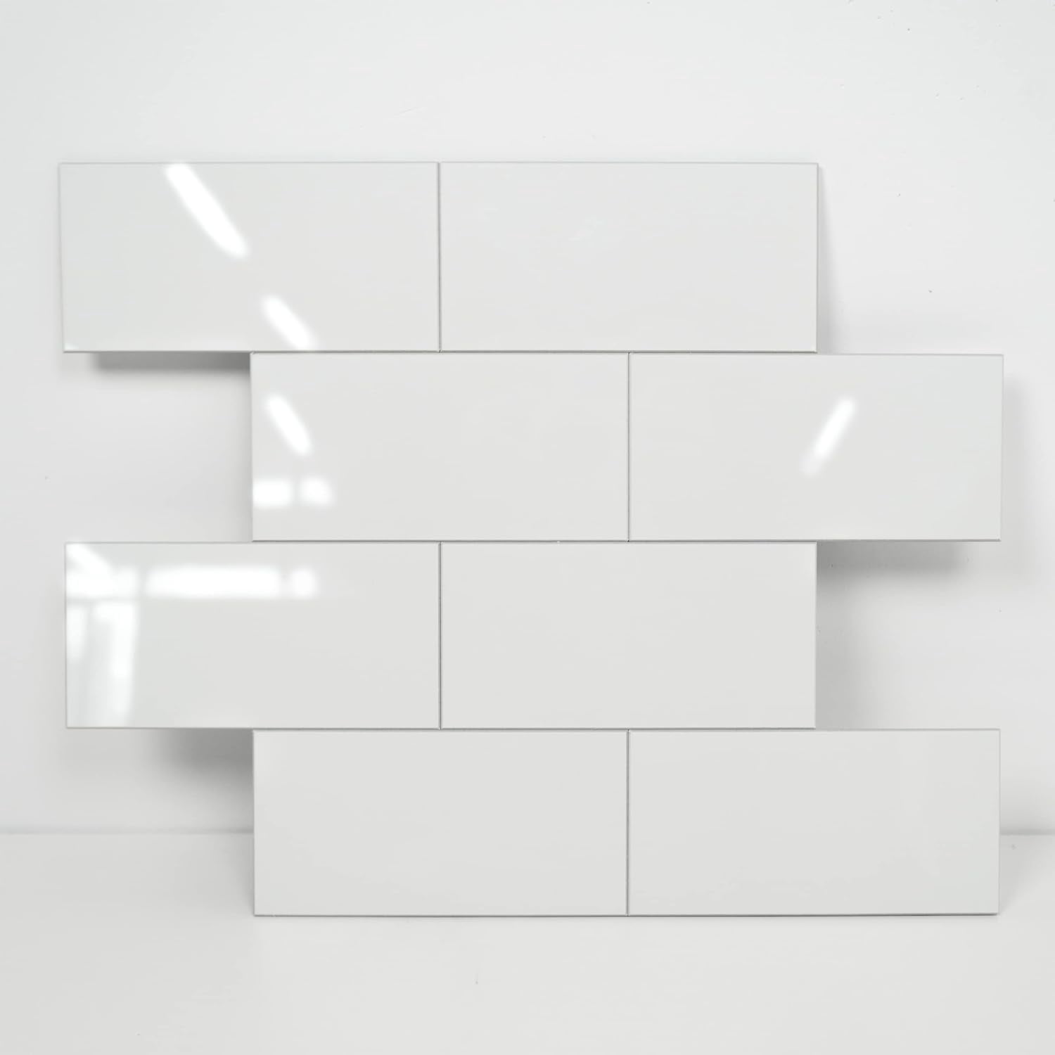 Peel And Stick Backsplash Tile – Faux Stone Large Hexagon, Waterproof Self-Adhesive For Kitchen & Bathroom