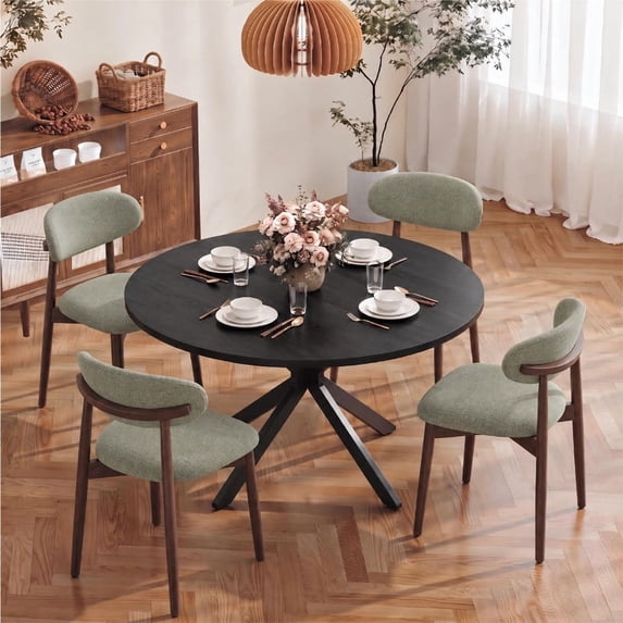 COLAMY 5-Piece Extendable Dining Table Set, 43