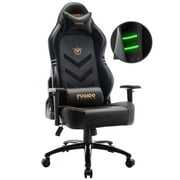 COLAMY Big and Tall Gaming Chair Ergonomic 350lbs-Racing Style Desk Office PC Chair-Black