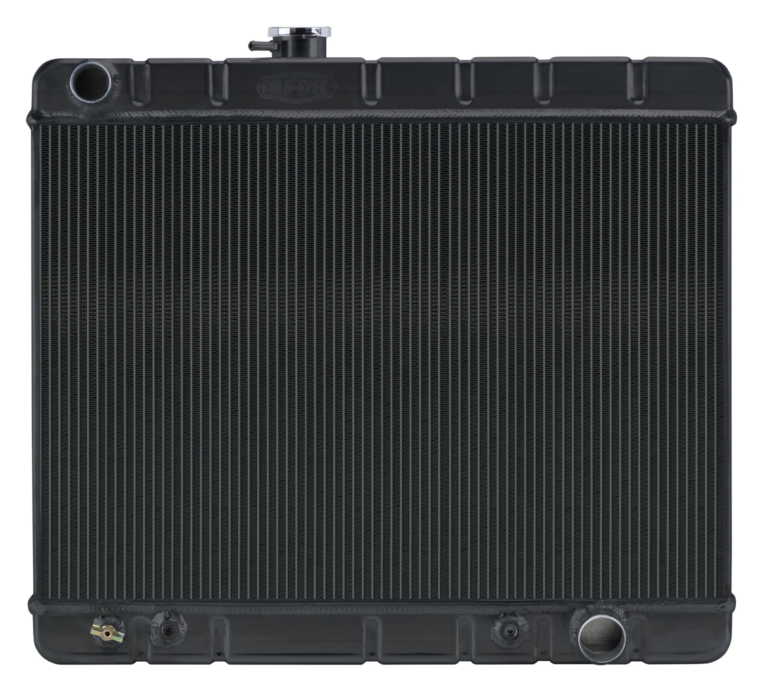 COLD CASE RADIATORS 66-67 GTO Radiator w/AC AT Black partNumber: GPG38AB