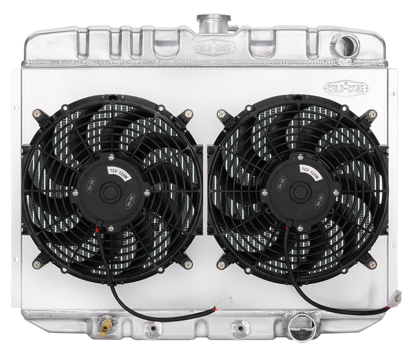 COLD CASE RADIATORS 67-70 Mustang Radiator AT 24in Dual 12in Fans partNumber: FOM587AK
