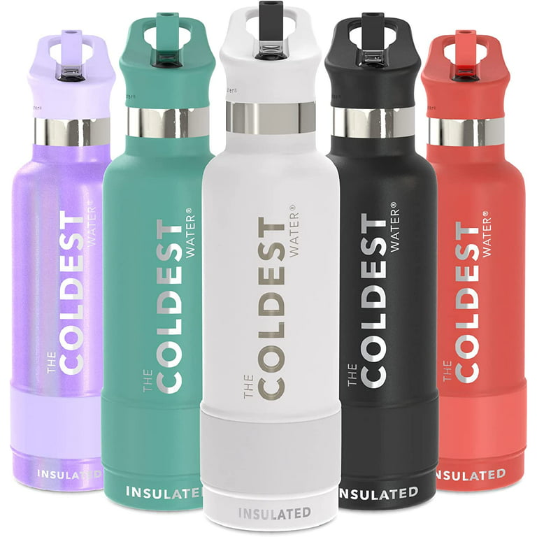 COLDEST Kids Water Bottle for School - 21 oz (Straw Lid