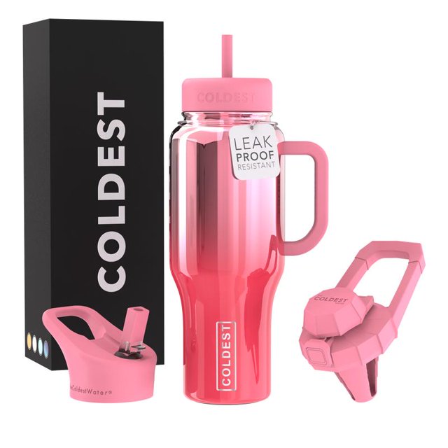COLDEST Limitless Tumbler with Handle and Straw 100 Leakproof