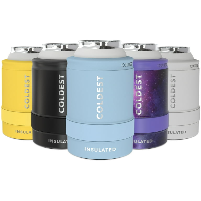 JOVIAL 2-in-1 Stainless Steel Can Cooler Insulated for all 24&25 Oz Cans,  Beer Can Cooler,seltzer can coozie, Can insulator,and Work As A Iced Coffee