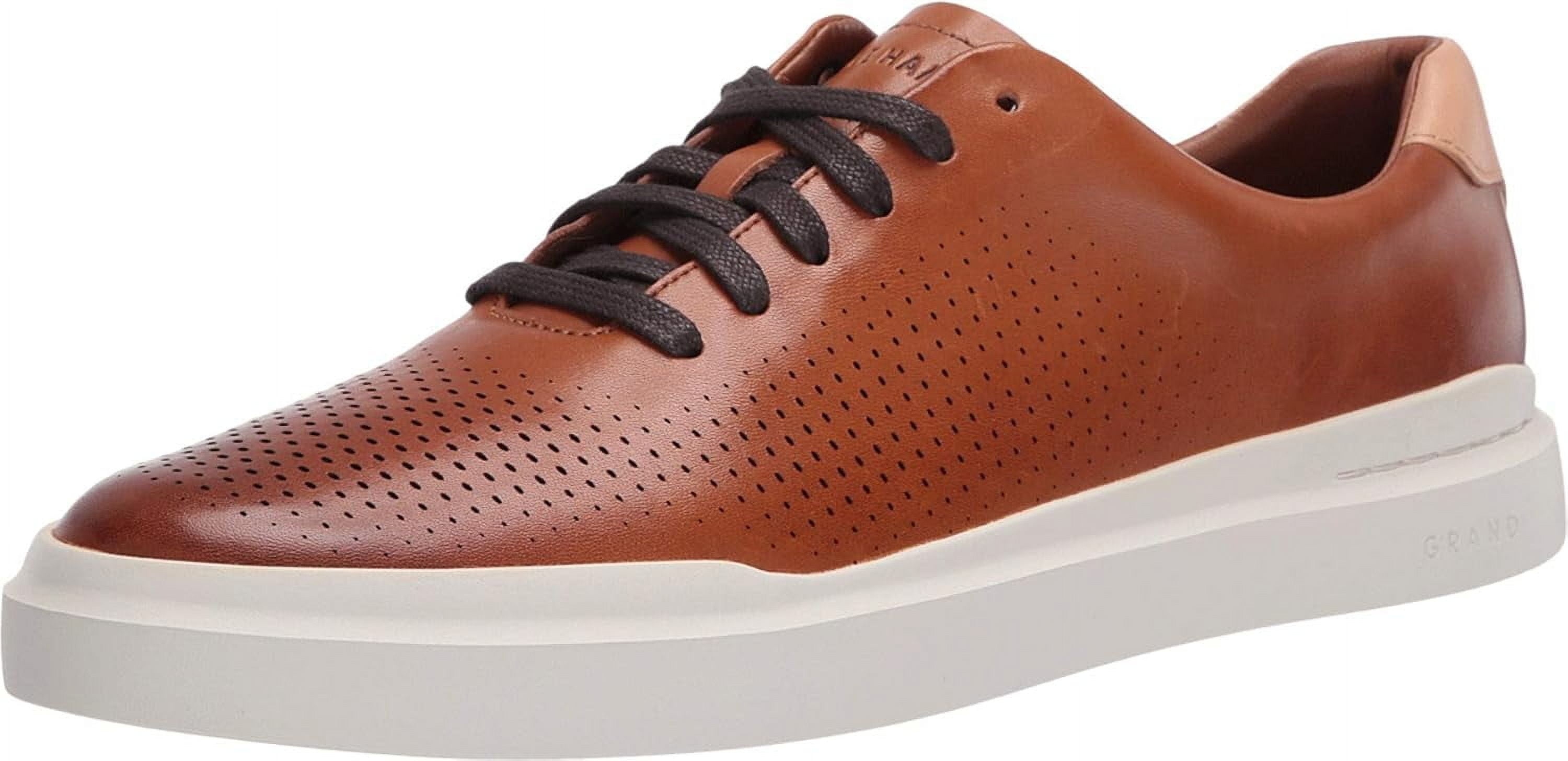 COLE HAAN MENS GRANDPR RALLY LASER CUT Sneakers Medium Brown Wide cole-haan-mens-grandpr-rally-laser-cut-sneakers-medium-brown-wide