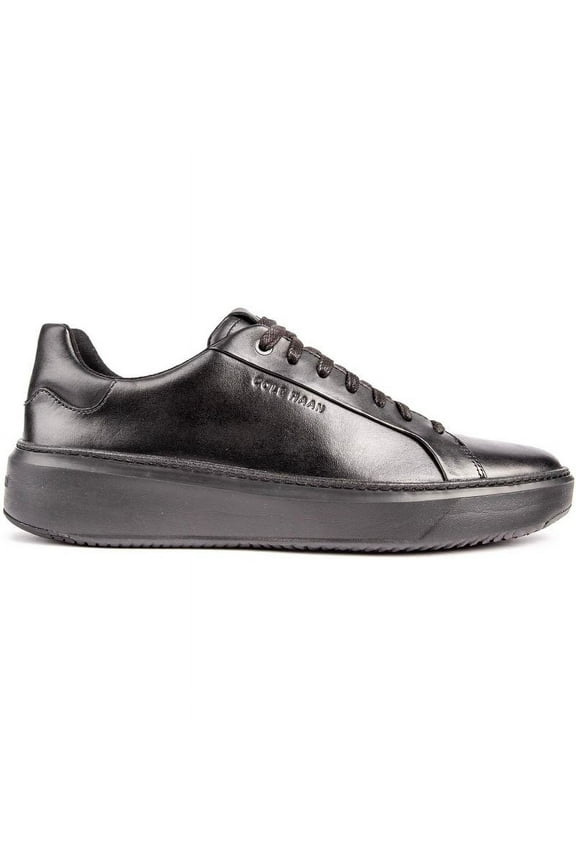 Men’s GrandPro Topspin Black Leather Sneakers C36412