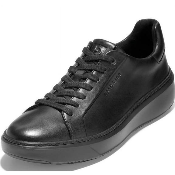 Cole Haan Men’s GrandPro Topspin Black Leather Sneakers C36412